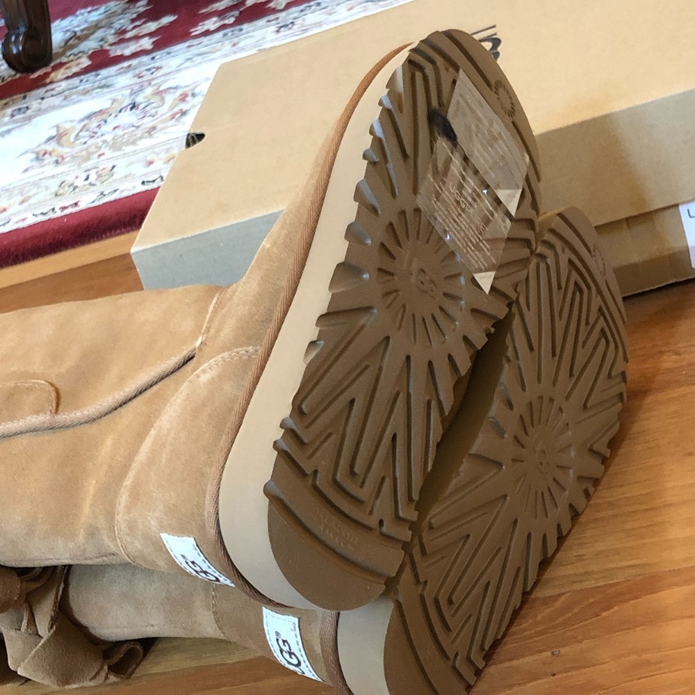 NWB W ALLEGRA BOW II Bow Long Boots size 6 - Picture 4 of 8